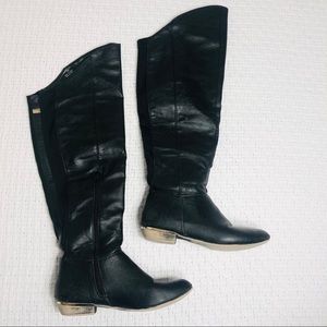 Over the Knee Boots With Zippers